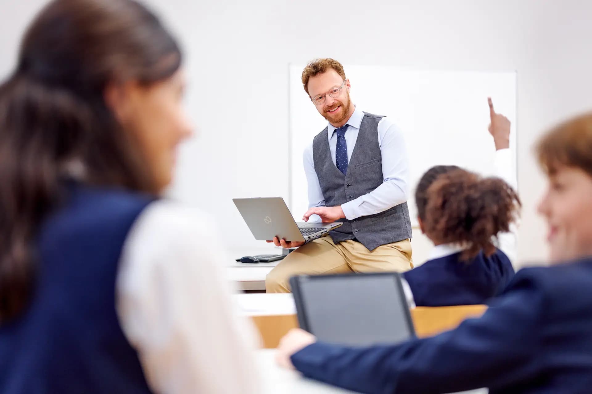 Abschlussmotiv der Fujitsu Teachers for Tomorrow Kampagne Berlin – Fotografie von Carsten Beier