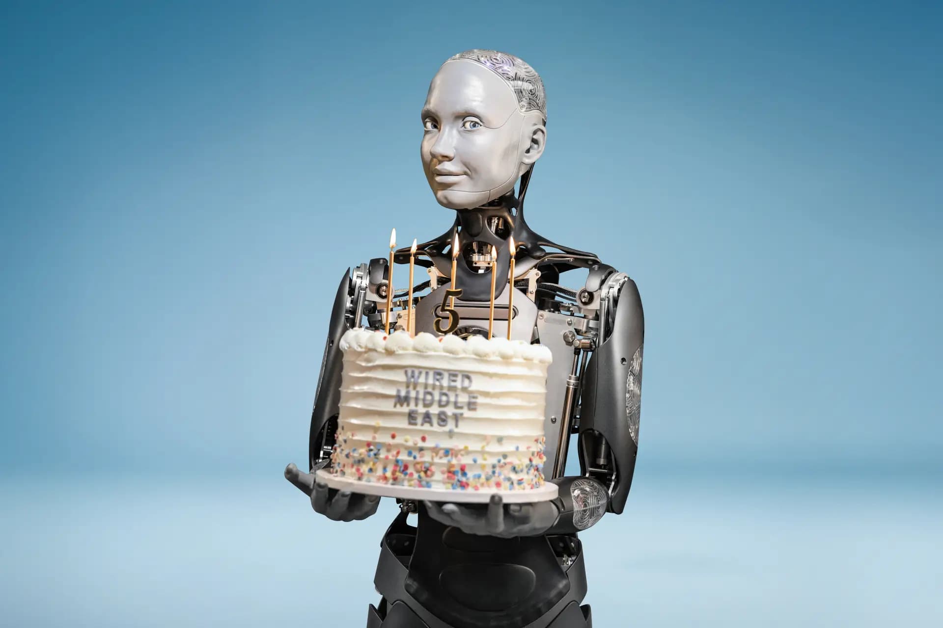 Humanoider Roboter Ameca – Editorial für das WIRED Middle East Magazin in Berlin