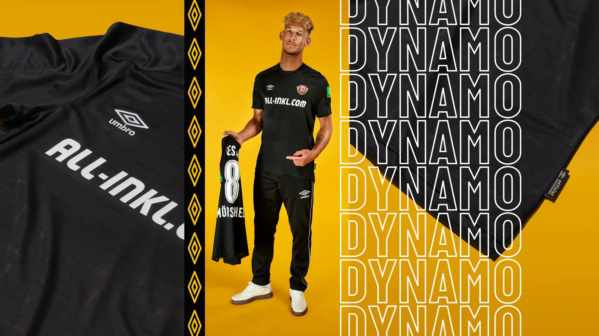 Dynamo Dresden Heimtrikot Saison 21/22 im Detail, professionelle Trikotfotografie von Carsten Beier