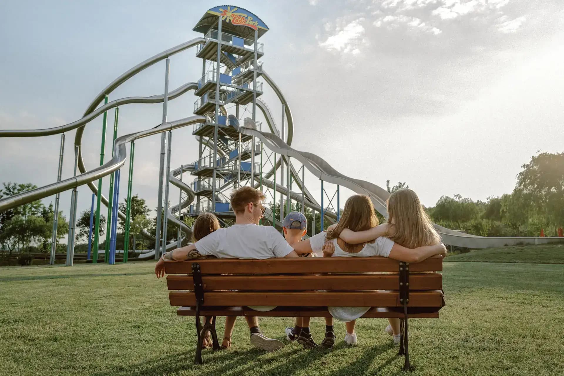 Familie beim Bootfahren auf einem See in Sachsen – Tourismus Fotografie von Carsten Beier