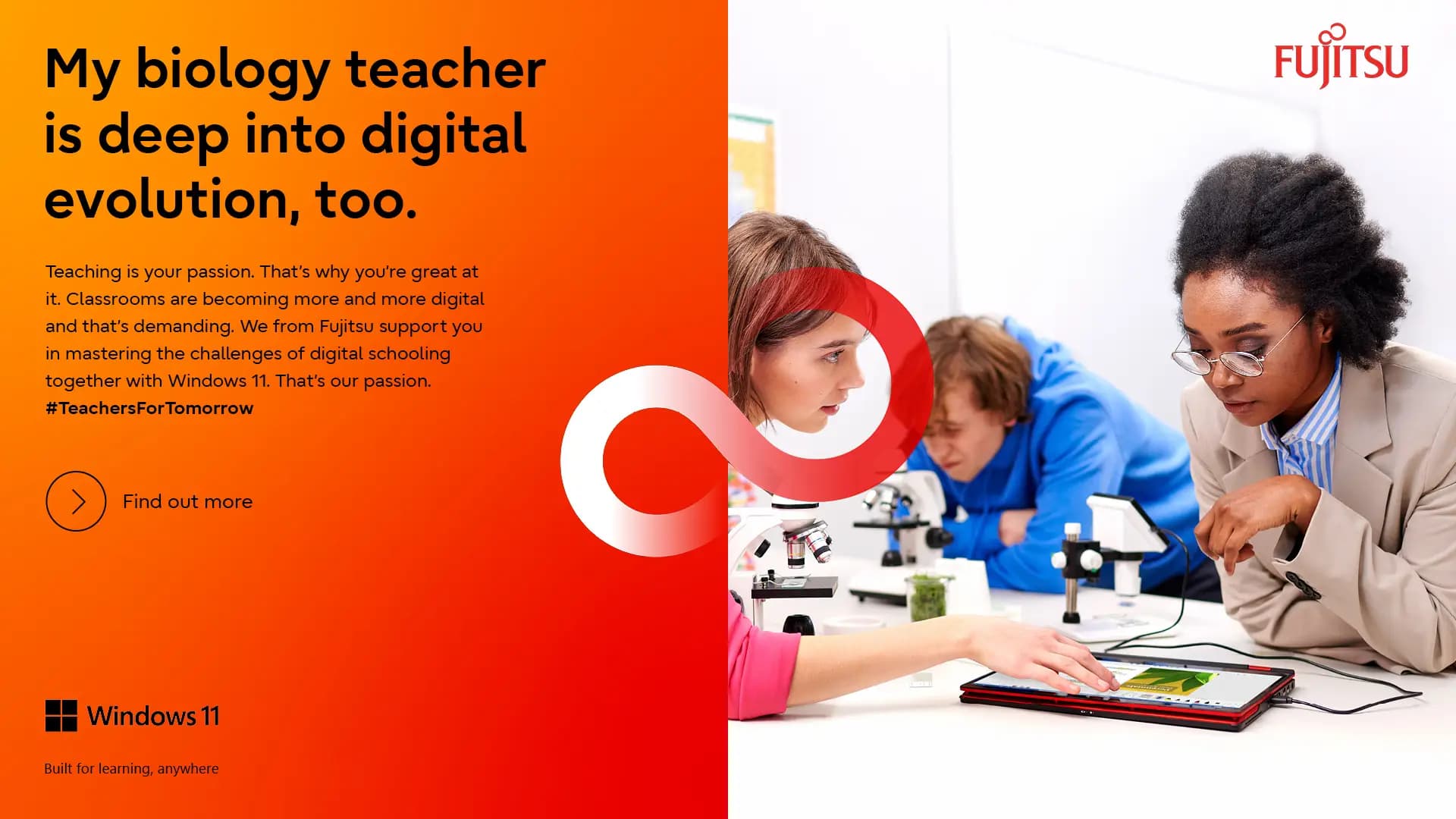 Nahportrait eines Lehrers für die Fujitsu Kampagne in Berlin – Werbefotografie Carsten Beier