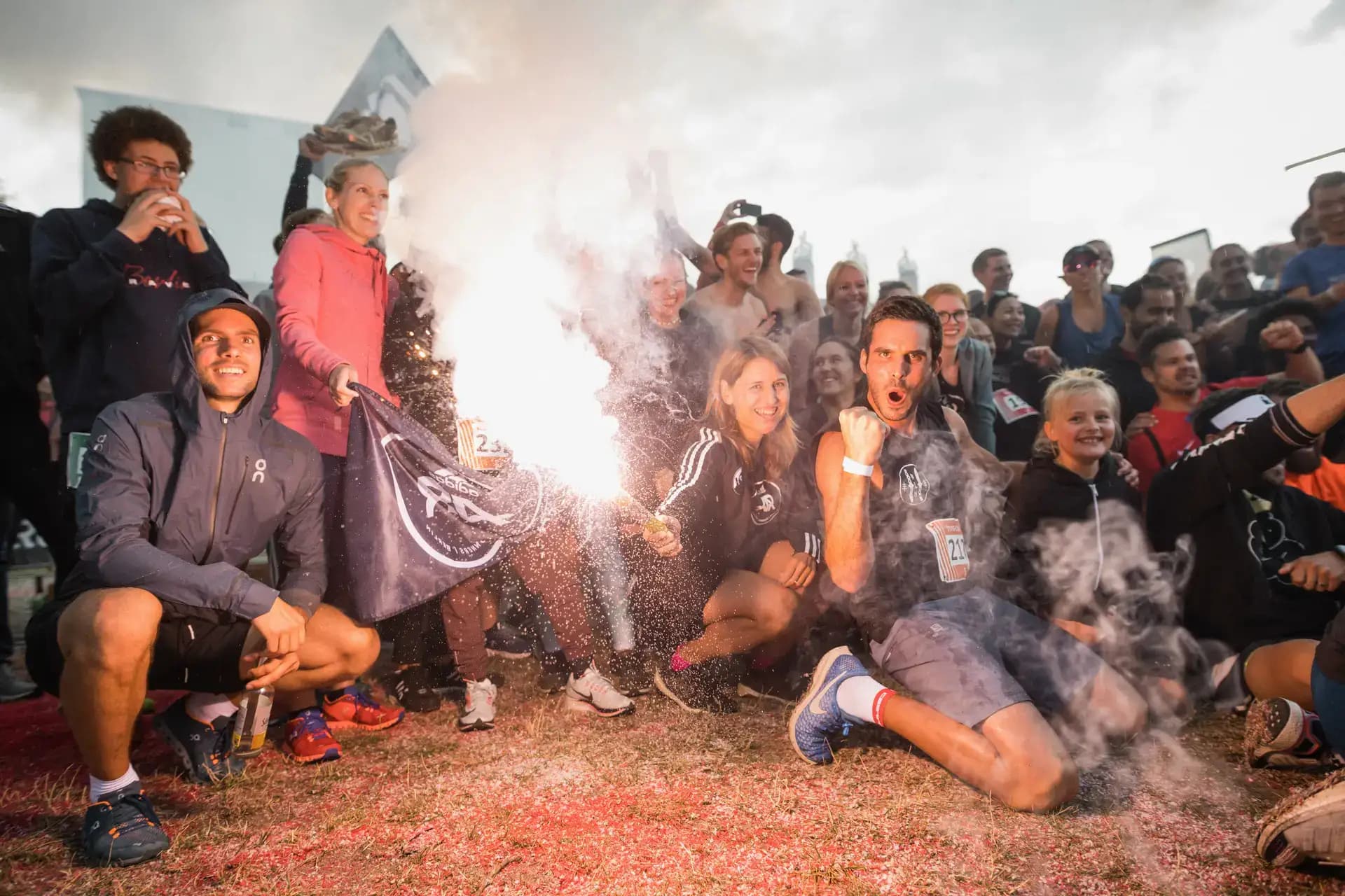 Stimmung und Atmosphäre beim ON Running Tug-O-Run Event in Berlin, Fotografie Carsten Beier