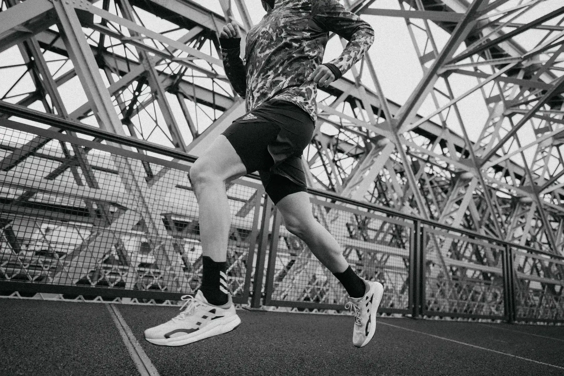 Laufaction im Winter aus der adidas Kampagne